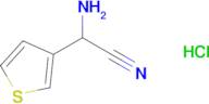 2-Amino-2-(thiophen-3-yl)acetonitrile hydrochloride