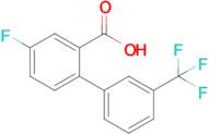 5-Fluoro-2-[3-(trifluoromethyl)phenyl]benzoic acid