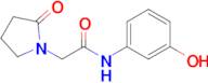 n-(3-Hydroxyphenyl)-2-(2-oxopyrrolidin-1-yl)acetamide