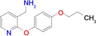 [2-(4-propoxyphenoxy)pyridin-3-yl]methanamine