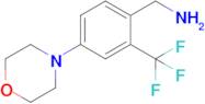 [4-(morpholin-4-yl)-2-(trifluoromethyl)phenyl]methanamine