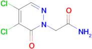 2-(4,5-Dichloro-6-oxo-1,6-dihydropyridazin-1-yl)acetamide