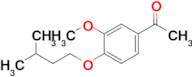 1-[3-methoxy-4-(3-methylbutoxy)phenyl]ethan-1-one