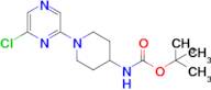 Tert-butyl n-[1-(6-chloropyrazin-2-yl)piperidin-4-yl]carbamate