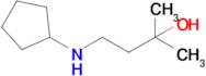 4-(Cyclopentylamino)-2-methylbutan-2-ol