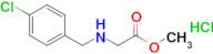 Methyl 2-{[(4-chlorophenyl)methyl]amino}acetate hydrochloride