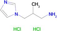 3-(1h-Imidazol-1-yl)-2-methylpropan-1-amine dihydrochloride