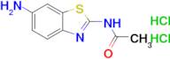 n-(6-Amino-1,3-benzothiazol-2-yl)acetamide dihydrochloride