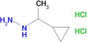 (1-Cyclopropylethyl)hydrazine dihydrochloride