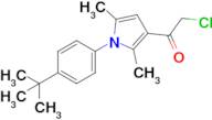 1-[1-(4-tert-butylphenyl)-2,5-dimethyl-1h-pyrrol-3-yl]-2-chloroethan-1-one