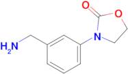 3-[3-(aminomethyl)phenyl]-1,3-oxazolidin-2-one
