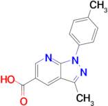 3-Methyl-1-(4-methylphenyl)-1h-pyrazolo[3,4-b]pyridine-5-carboxylic acid