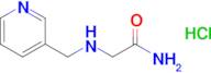 2-[(pyridin-3-ylmethyl)amino]acetamide hydrochloride