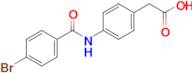 2-[4-(4-bromobenzamido)phenyl]acetic acid