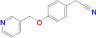 2-[4-(pyridin-3-ylmethoxy)phenyl]acetonitrile