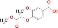 3-Methoxy-4-(2-methoxy-2-oxoethoxy)benzoic acid