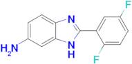 2-(2,5-difluorophenyl)-1H-1,3-benzodiazol-6-amine
