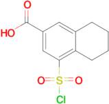 4-(Chlorosulfonyl)-5,6,7,8-tetrahydronaphthalene-2-carboxylic acid