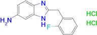 2-[(2-fluorophenyl)methyl]-1H-1,3-benzodiazol-6-amine dihydrochloride