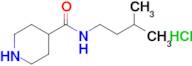 n-(3-Methylbutyl)piperidine-4-carboxamide hydrochloride