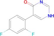 5-(2,4-difluorophenyl)-1,4-dihydropyrimidin-4-one