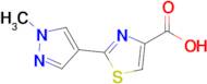 2-(1-Methyl-1h-pyrazol-4-yl)-1,3-thiazole-4-carboxylic acid