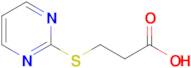 3-(Pyrimidin-2-ylsulfanyl)propanoic acid