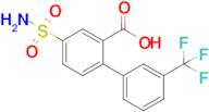 5-Sulfamoyl-2-[3-(trifluoromethyl)phenyl]benzoic acid