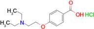 4-[2-(diethylamino)ethoxy]benzoic acid hydrochloride