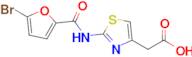 2-[2-(5-bromofuran-2-amido)-1,3-thiazol-4-yl]acetic acid