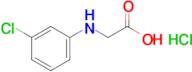 2-[(3-chlorophenyl)amino]acetic acid hydrochloride