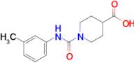 1-[(3-methylphenyl)carbamoyl]piperidine-4-carboxylic acid