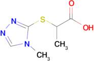 2-[(4-methyl-4h-1,2,4-triazol-3-yl)sulfanyl]propanoic acid