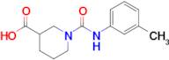 1-[(3-methylphenyl)carbamoyl]piperidine-3-carboxylic acid