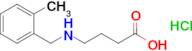 4-{[(2-methylphenyl)methyl]amino}butanoic acid hydrochloride