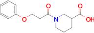 1-(3-Phenoxypropanoyl)piperidine-3-carboxylic acid