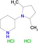 3-(2,5-Dimethylpyrrolidin-1-yl)piperidine dihydrochloride