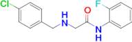 2-{[(4-chlorophenyl)methyl]amino}-n-(2-fluorophenyl)acetamide
