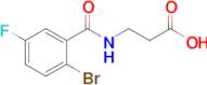 3-[(2-bromo-5-fluorophenyl)formamido]propanoic acid