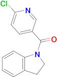 1-(6-Chloropyridine-3-carbonyl)-2,3-dihydro-1h-indole