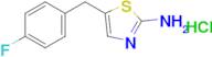 5-[(4-fluorophenyl)methyl]-1,3-thiazol-2-amine hydrochloride