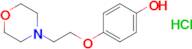 4-[2-(morpholin-4-yl)ethoxy]phenol hydrochloride