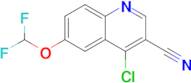 4-Chloro-6-(difluoromethoxy)quinoline-3-carbonitrile