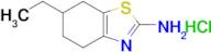 6-Ethyl-4,5,6,7-tetrahydro-1,3-benzothiazol-2-amine hydrochloride