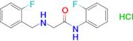 n-(2-Fluorophenyl)-2-{[(2-fluorophenyl)methyl]amino}acetamide hydrochloride
