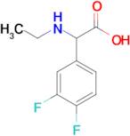 2-(3,4-Difluorophenyl)-2-(ethylamino)acetic acid