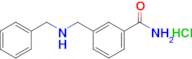 3-[(benzylamino)methyl]benzamide hydrochloride