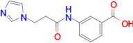 3-[3-(1h-imidazol-1-yl)propanamido]benzoic acid