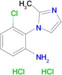 3-Chloro-2-(2-methyl-1h-imidazol-1-yl)aniline dihydrochloride