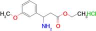 Ethyl 3-amino-3-(3-methoxyphenyl)propanoate hydrochloride